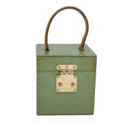 Pre-owned Leather louis-vuitton-bags Louis Vuitton Vintage , Green , D...