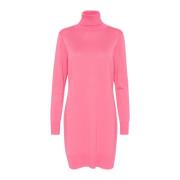 Chateau Rose Rollneck Jurk Saint Tropez , Pink , Dames