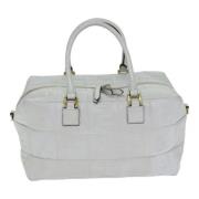 Pre-owned Leather fendi-bags Fendi Vintage , White , Dames