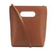 Logo Bucket Tas met Verstelbare Band N21 , Brown , Dames