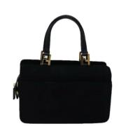 Pre-owned Suede fendi-bags Fendi Vintage , Black , Dames