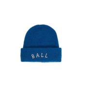 Blauwe Beanie Hoed Baotilia Accessoires Ball , Blue , Dames