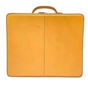 Pre-owned Leather handbags Hermès Vintage , Yellow , Heren