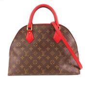 Pre-owned Canvas handbags Louis Vuitton Vintage , Brown , Dames