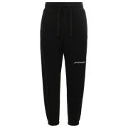 Zwarte Katoenen Jeans Sweatpants Hinnominate , Black , Heren