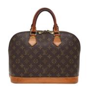 Pre-owned Canvas handbags Louis Vuitton Vintage , Brown , Dames