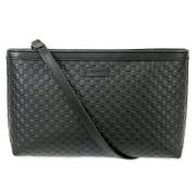 Pre-owned Leather gucci-bags Gucci Vintage , Black , Dames