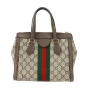 Pre-owned Canvas gucci-bags Gucci Vintage , Beige , Dames