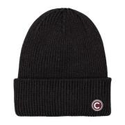 Warme Omgeslagen Beanie Hoed Colmar , Black , Unisex