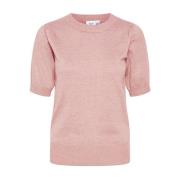 MilaSZ SS Pullover Gebreid Ash Rose Saint Tropez , Pink , Dames