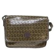 Pre-owned Canvas fendi-bags Fendi Vintage , Brown , Dames