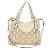 Pre-owned Canvas shoulder-bags Coach Pre-owned , Beige , Dames