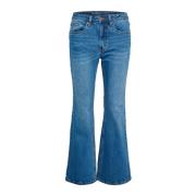 Hoge Bootcut Jeans Medium Blue Wash My Essential Wardrobe , Blue , Dam...