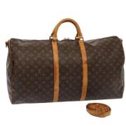 Pre-owned Canvas handbags Louis Vuitton Vintage , Brown , Dames