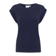 AdeliaSZ Night Sky T-Shirt Top Saint Tropez , Blue , Dames