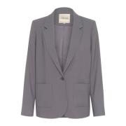 Klassieke Crocamia Blazer Jas Castlerock Cream , Gray , Dames