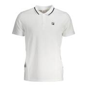 Witte Polo Met Korte Mouwen Fila , White , Heren