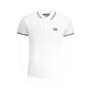 Wit Poloshirt Korte Mouwen Geborduurd Cavalli Class , White , Heren