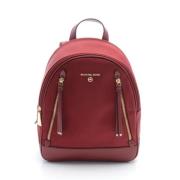 Pre-owned Leather backpacks Michael Kors Pre-owned , Red , Dames