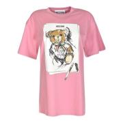 Stijlvolle T-shirts en Polos Moschino , Pink , Dames