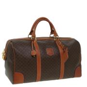 Pre-owned Leather travel-bags Celine Vintage , Brown , Dames