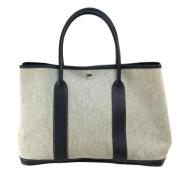 Pre-owned Canvas handbags Hermès Vintage , Gray , Dames