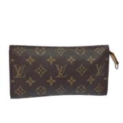 Pre-owned Canvas pouches Louis Vuitton Vintage , Brown , Dames