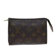 Pre-owned Canvas pouches Louis Vuitton Vintage , Brown , Dames