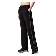 Zwarte Beauty Straight/Wide Pant Calvin Klein , Black , Dames