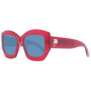 Rode Dames Zonnebril Rechthoekig Frame Emilio Pucci , Red , Dames