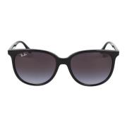 Ronde Acetaat Zonnebril RB 4378 Ray-Ban , Black , Unisex