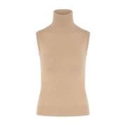 Kameel Tanktop 22366051600-001 Sportmax , Brown , Dames