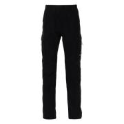 Blauwe Cargo Broek Lens Motief C.p. Company , Blue , Heren