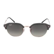 Ronde Metalen Zonnebril RB 4429 Ray-Ban , Gray , Unisex