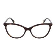 Kattenogen Metalen Frame Bril Gucci , Brown , Unisex