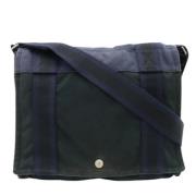 Pre-owned Canvas shoulder-bags Hermès Vintage , Blue , Unisex