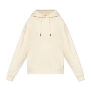 Sweatshirt met logo Woolrich , Beige , Dames