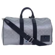 Pre-owned Canvas travel-bags Louis Vuitton Vintage , Gray , Unisex