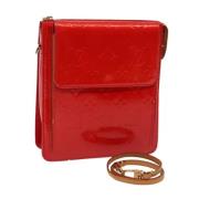 Pre-owned Leather pouches Louis Vuitton Vintage , Red , Dames