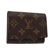 Pre-owned Canvas wallets Louis Vuitton Vintage , Brown , Dames