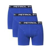 Heren Boxer Capri Ondergoed Blauw Petrol , Blue , Heren