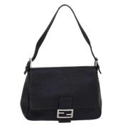 Pre-owned Leather fendi-bags Fendi Vintage , Black , Dames