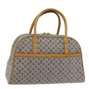 Pre-owned Canvas handbags Louis Vuitton Vintage , Blue , Dames