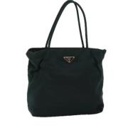 Pre-owned Nylon totes Prada Vintage , Green , Dames