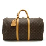 Pre-owned Canvas travel-bags Louis Vuitton Vintage , Brown , Unisex