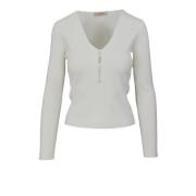 Sneeuwtrui Slim Fit Twinset , White , Dames