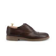 Bruin leren veterschoenen lente/zomer heren Duca di Morrone , Brown , ...