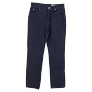 Pre-owned Cotton jeans Alexander McQueen Pre-owned , Blue , Dames