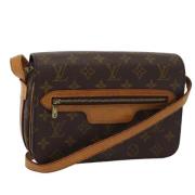 Pre-owned Canvas shoulder-bags Louis Vuitton Vintage , Brown , Dames