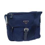 Pre-owned Nylon prada-bags Prada Vintage , Blue , Dames